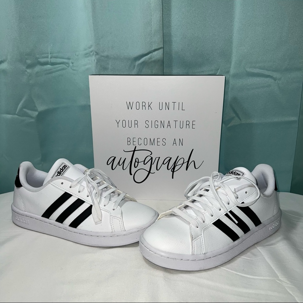 Adidas “Grand Court” tennis shoes